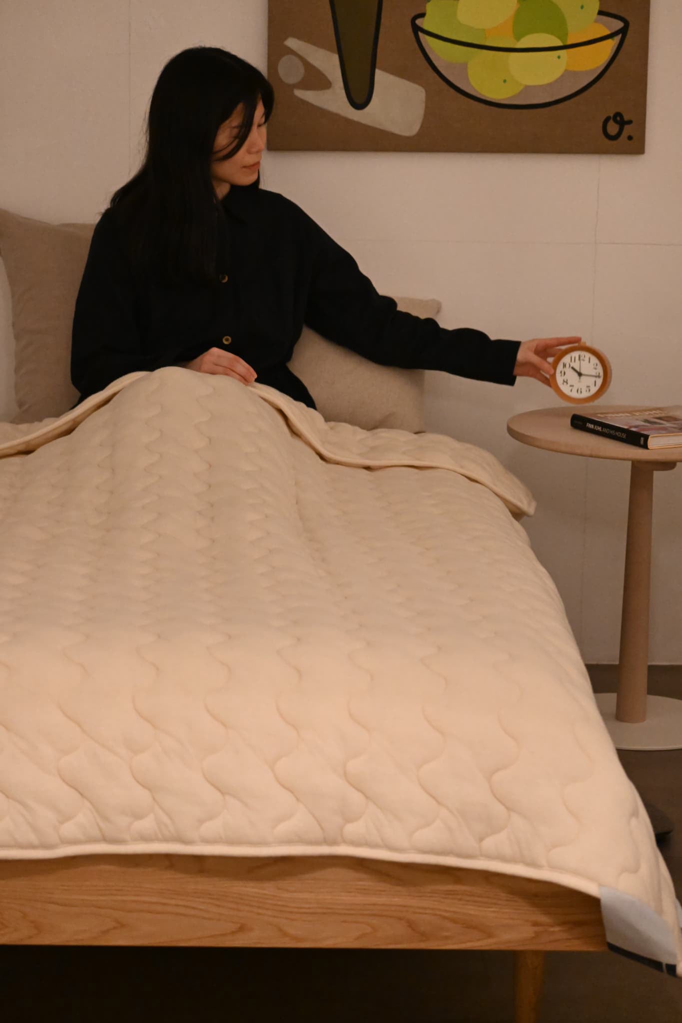 羊毛肌掛け布団