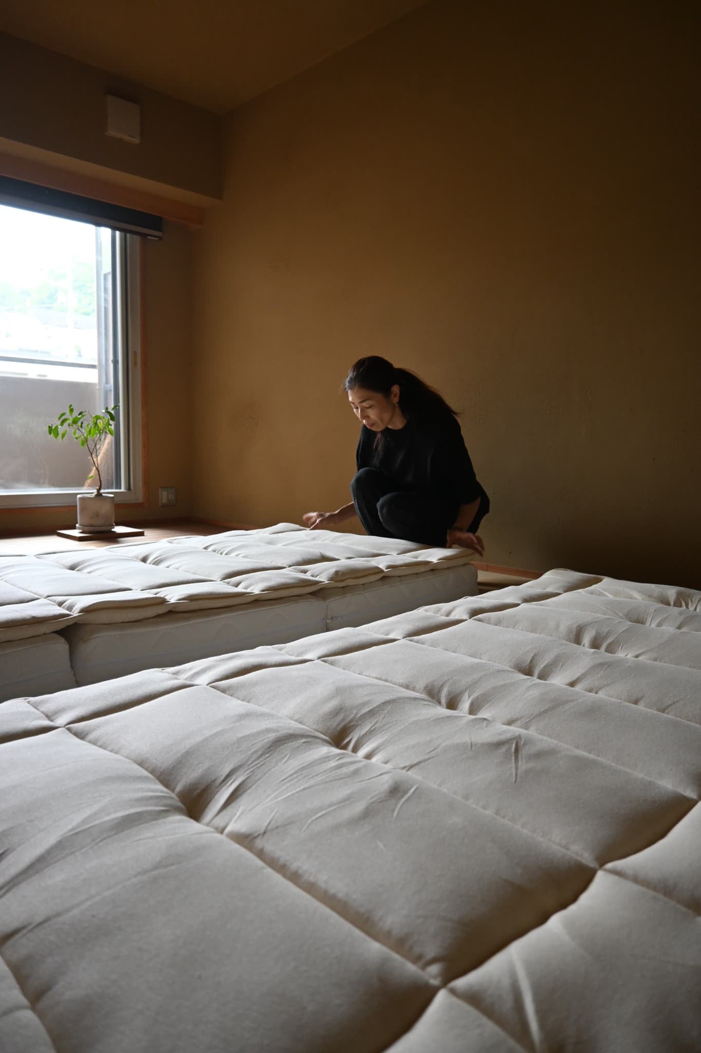 羊毛敷きパッド