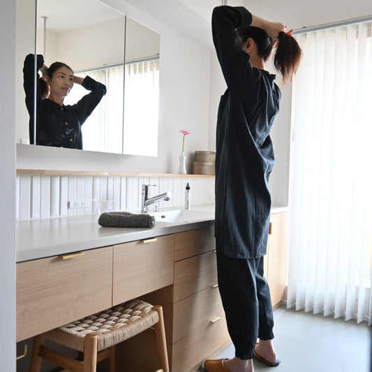 ロング丈パジャマ　(納期3~4週間)